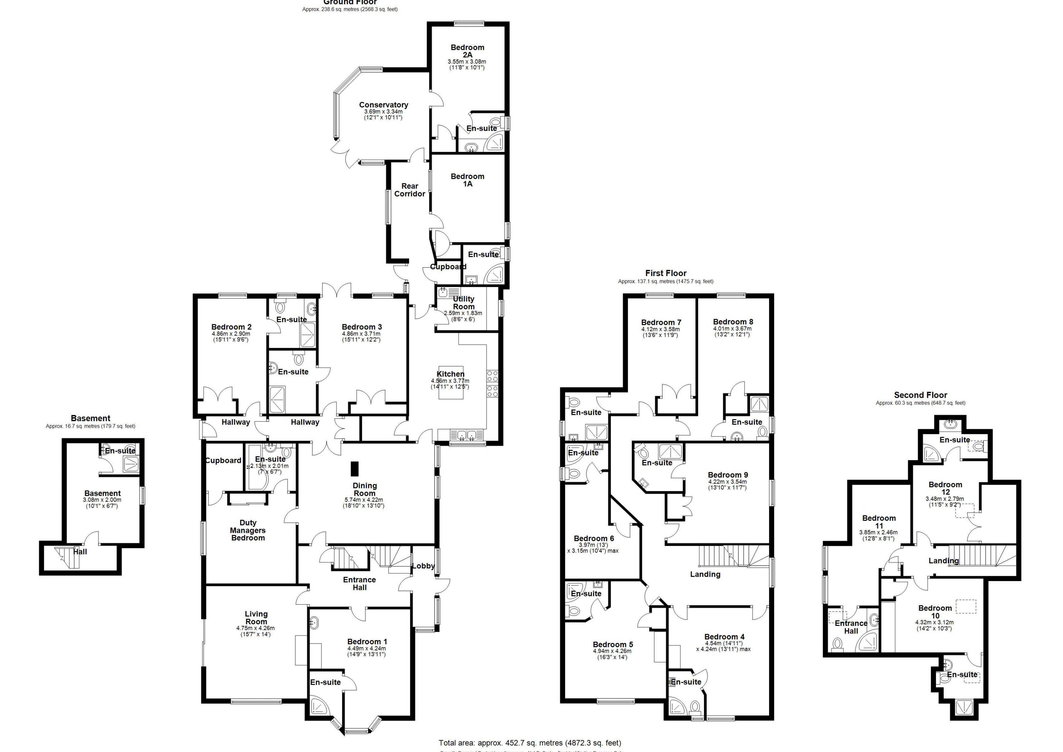 Floor plan of whole building